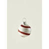 Bella Maison Christmas Mini Ball Dekoratif Süs Kırmızı (19x15x4 Cm) Kırmızı