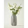 Bella Maison Rise Stoneware Vazo Siyah-beyaz (14x14x26 Cm) Siyah-beyaz