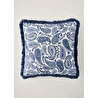 Bella Maison Paisley Püsküllü Kırlent Kılıfı Mavi (43x43 Cm) Mavi