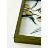 Bella Maison Olive Dekoratif Cam Tepsi Yeşil (22x37 Cm) Yeşil