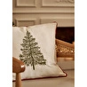 Bella Maison New Year Yılbaşı Nakışlı Kırlent Kılıfı Beyaz (43x43 Cm) Beyaz