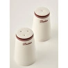 Bella Maison Bonheur Porselen Tuzluk-biberlik Seti Bordo (8 Cm) Bordo