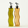 Bella Maison Wavy 2'li Yağlık Sirkelik Seti Amber-yeşil (250 Cc)