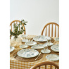 Bella Maison Ocaliptus Stoneware 52 Parça 12 Kişilik Kahvaltı Takımı Yeşil