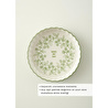 Bella Maison Floral Stoneware Fırın Kabı Beyaz (26x5 Cm) Beyaz