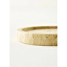 Bella Maison Ephesus Traverten Yuvarlak Dekoratif Tabak Naturel (20x4 Cm) Naturel