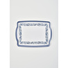 Bella Maison Paisley Melamin Tepsi Mavi (42x31 Cm) Mavi
