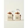 Bella Maison Pepper Seramik Kavanoz Krem (330 Ml) Krem