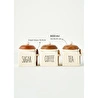 Bella Maison Brev Seramik Kavanoz Krem (800 Ml) Krem