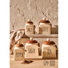 Bella Maison Brev Seramik Kavanoz Krem (800 Ml) Krem