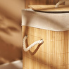 Bella Maison Fonte Bambu Çamaşır Sepeti Naturel (40x30x61 Cm) Naturel