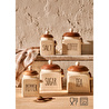 Bella Maison Koffi Seramik Kavanoz Krem (800 Ml) Krem
