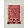 Bella Maison %100 Pamuk Rose Jakarlı El Havlusu Mürdüm (30x50 Cm) Mürdüm