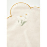 Bella Maison Daisy Baskılı Scallop Kenar Amerikan Servis Bej (35x45 Cm) Bej