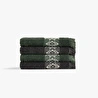 Green Black Hereke Heritage Serisi 4'lü Havlu Seti Yeşil / Antrasit