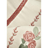 Bella Maison Rose Baskılı Kopanakili Runner Krem (50x150 Cm) Krem