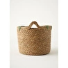Bella Maison Auris Kulplu Sepet Naturel (30x28x24 Cm) Naturel