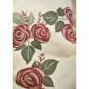 Bella Maison Rose Baskılı Masa Örtüsü Krem (150x250 Cm) Krem