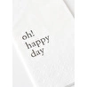 Bella Maison Oh Happy Day 100'lü Kağıt Peçete Beyaz (33x33 Cm)