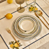Bella Maison Lemoncello Pamuklu Amerikan Servis Sarı (35x45 Cm) Sarı