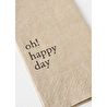 Bella Maison Oh Happy Day 100'lü Kağıt Peçete Kahverengi (33x33 Cm)