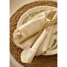 Bella Maison Daisy Scallop Kenar Peçete Bej (40x40 Cm) Bej