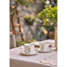 Bella Maison Daisy 2'li Çay Fincanı Seti Krem (200 Cc) Krem