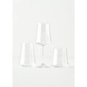Bella Maison Shape Kristal Bardak-kadeh Seti 18'li Naturel