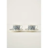 Bella Maison Paisley Porselen 2'li Çay Fincanı Mavi (180 Cc) Mavi