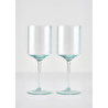 Bella Maison Stripe Kadeh 2'li Yeşil (440 Cc)