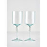 Bella Maison Stripe Kadeh 2'li Yeşil (440 Cc)