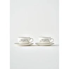 Bella Maison Simplicity 2'li Porselen Çay Fincanı Seti Siyah (270 Cc) Siyah