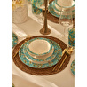 Bella Maison Van Gogh Almond Blossom Porselen 12 Parça 4 Kişilik Yemek Takımı