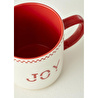 Bella Maison Joy Yılbaşı Stoneware Kupa Kırmızı (470 Cc) Kırmızı