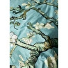 Bella Maison %100 Pamuk Saten Van Gogh Almond Blossom Çift Kişilik Nevresim Takımı Turkuaz (200x220 Cm) Çift Kişilik-turkuaz