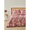 Bella Maison %100 Pamuk Saten Rose Çift Kişilik Nevresim Seti Mürdüm (200x220 Cm) Mürdüm