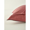 Bella Maison %100 Pamuk Saten Rose Çift Kişilik Nevresim Seti Mürdüm (200x220 Cm) Mürdüm