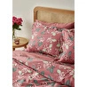 Bella Maison %100 Pamuk Saten Rose Çift Kişilik Nevresim Seti Mürdüm (200x220 Cm) Mürdüm