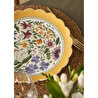 Bella Maison Bianca New Bone Servis Tabağı (26 Cm) Çok Renkli