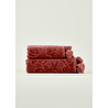 Bella Maison %100 Pamuk Rose Jakarlı Yüz Havlusu Mürdüm (50x90 Cm) Mürdüm