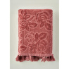 Bella Maison %100 Pamuk Rose Jakarlı Yüz Havlusu Mürdüm (50x90 Cm) Mürdüm