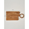 Bella Maison Adrien Mango Kesme Tahtası Kahverengi (38x20x2 Cm) Kahverengi