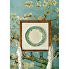 Bella Maison Van Gogh Almond Blossom Porselen Servis Tabağı Turkuaz (27 Cm) Mavi
