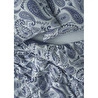 Bella Maison %100 Pamuk Saten Paisley Çift Kişilik Nevresim Takımı Mavi (200x220 Cm) Mavi