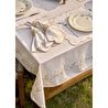Bella Maison Daisy Kopanakili Baskılı Masa Örtüsü Bej (150x250 Cm) Bej