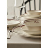 Bella Maison Bonheur Porselen Çukur Tabak Bordo (20 Cm) Bordo