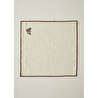 Bella Maison Rose Baskılı Peçete Krem (40x40 Cm) Krem