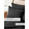 Bella Maison Premium Tencel King Size Saten Nevresim Seti Antrasit (240x220 Cm) Antrasit