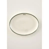 Bella Maison Bonheur Porselen Sunum Tabağı Yeşil (36 Cm) Yeşil