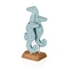 The Mia Retro Ahşap Standlı 3'lü Denizatı Biblosu 30 Cm